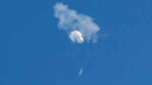 U.S. downs suspected Chinese spy balloon over the Atlantic coast